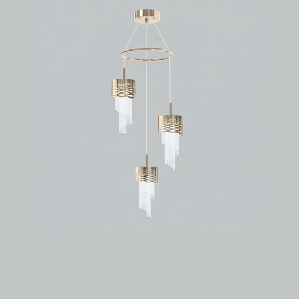 Modern Gold Pendant Light
