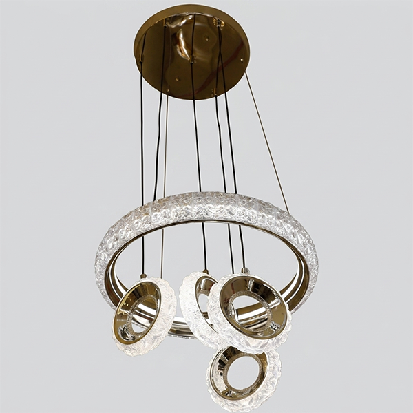 Modern Crystal Ring Chandelier