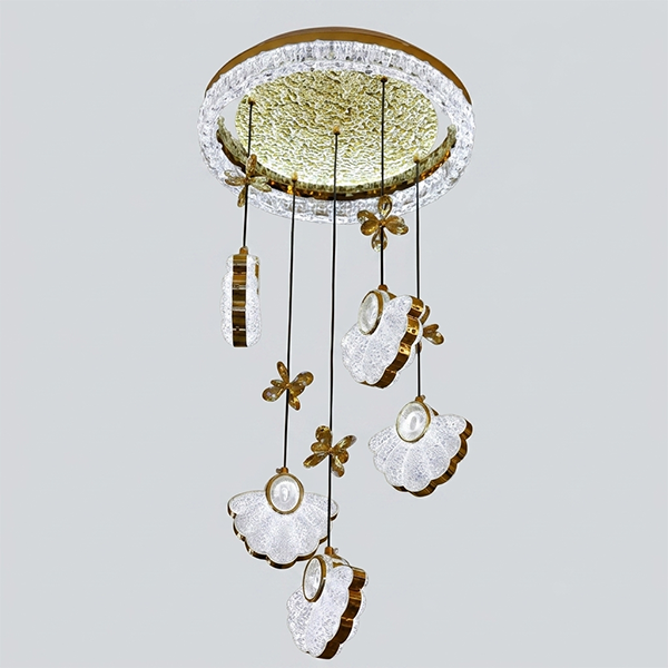 Luminous Butterfly Crystal Chandelier